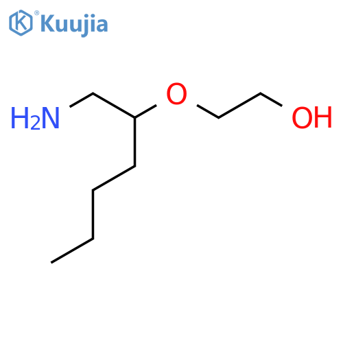 2-(1-aminohexan-2-yl)oxyethan-1-ol structure