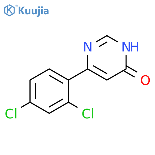 6-(2,4-dichlorophenyl)pyrimidin-4-ol structure