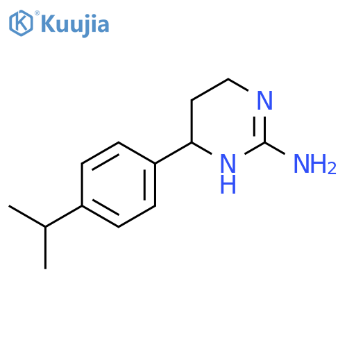 6-4-(propan-2-yl)phenyl-1,4,5,6-tetrahydropyrimidin-2-amine structure