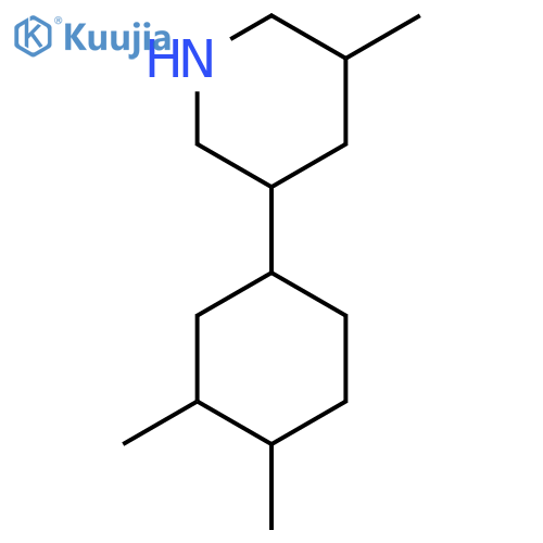 3-(3,4-Dimethylcyclohexyl)-5-methylpiperidine structure