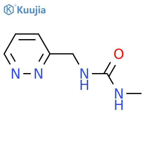 3-methyl-1-[(pyridazin-3-yl)methyl]urea structure