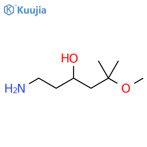3-Hexanol, 1-amino-5-methoxy-5-methyl- structure