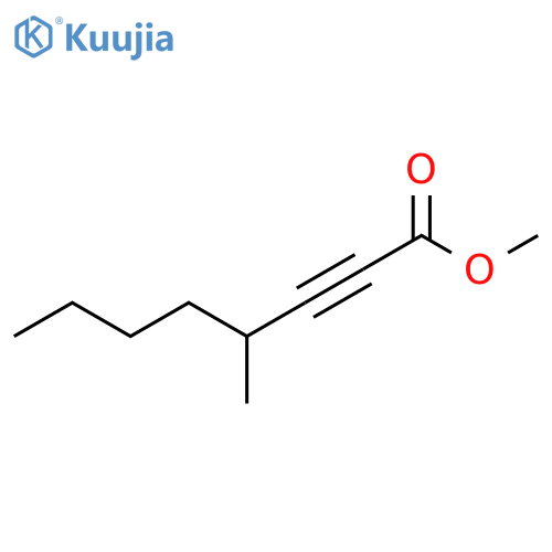 Methyl 4-methyloct-2-ynoate structure