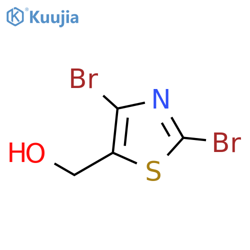 (2,4-dibromothiazol-5-yl)methanol structure