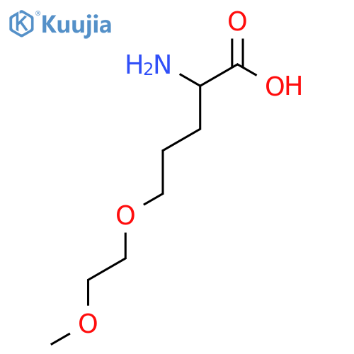 2-amino-5-(2-methoxyethoxy)pentanoic acid structure