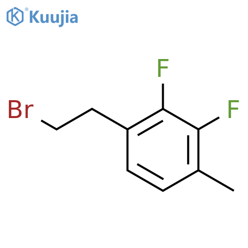 1-(2-Bromoethyl)-2,3-difluoro-4-methylbenzene structure