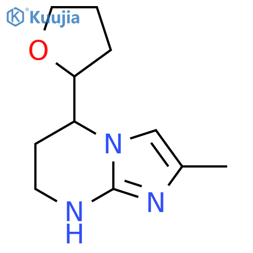 2-methyl-5-(oxolan-2-yl)-5H,6H,7H,8H-imidazo1,2-apyrimidine structure