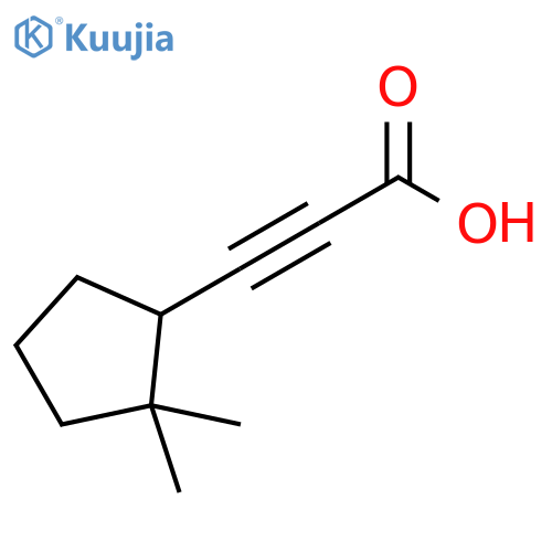 2-Propynoic acid, 3-(2,2-dimethylcyclopentyl)- structure