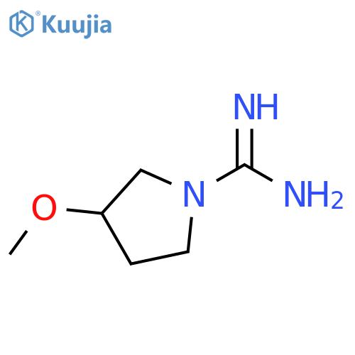 3-methoxypyrrolidine-1-carboximidamide structure