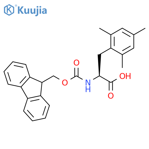 Phenylalanine, N-[(9H-fluoren-9-ylmethoxy)carbonyl]-2,4,6-trimethyl- structure