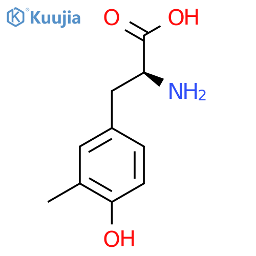 3-Methyl-L-tyrosine structure