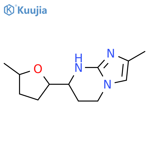2-methyl-7-(5-methyloxolan-2-yl)-5H,6H,7H,8H-imidazo1,2-apyrimidine structure
