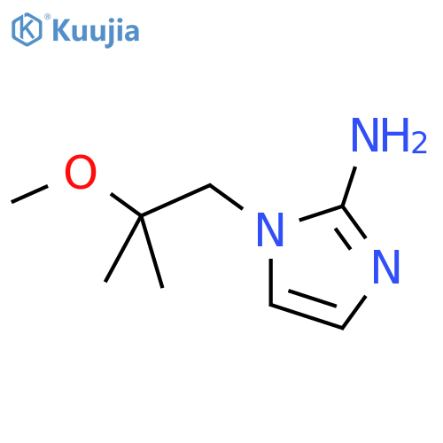 1-(2-Methoxy-2-methylpropyl)-1H-imidazol-2-amine structure