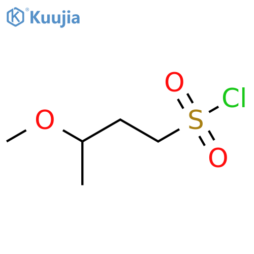 3-methoxybutane-1-sulfonyl chloride structure