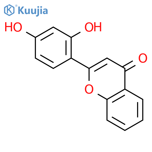4H-1-Benzopyran-4-one, 2-(2,4-dihydroxyphenyl)- structure