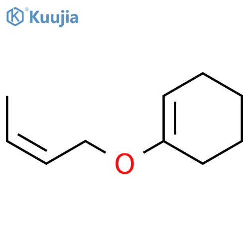 Cyclohexene, 1-[(2Z)-2-butenyloxy]- structure