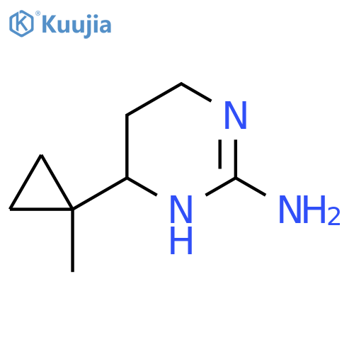 6-(1-Methylcyclopropyl)-1,4,5,6-tetrahydropyrimidin-2-amine structure