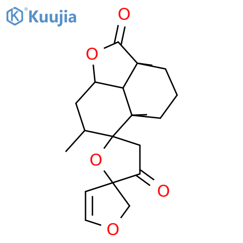 Dispiro[furan-3(2H),2'(5'H)-furan-5',6''-[6H]naphtho[1,8-bc]furan]-2'',3'(2''aH,4'H)-dione,3'',4'',5'',5''a,7'',8'',8''a,8''b-octahydro-2''a,5''a,7''-trimethyl-,(2'R,2''aS,5'R,5''aS,7''R,8''aR,8''bR)- (9CI) structure