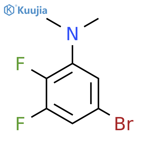 5-Bromo-2,3-difluoro-N,N-dimethylaniline structure