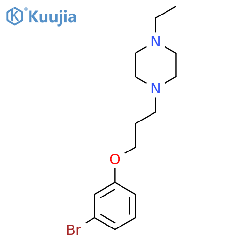 1-(3-(3-Bromophenoxy)propyl)-4-ethylpiperazine structure