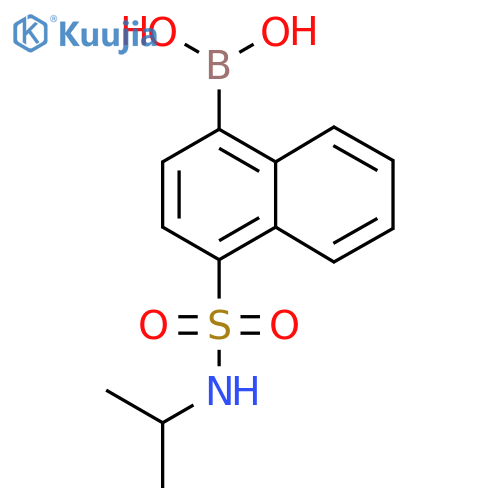 (4-(N-Isopropylsulfamoyl)naphthalen-1-yl)boronic acid structure