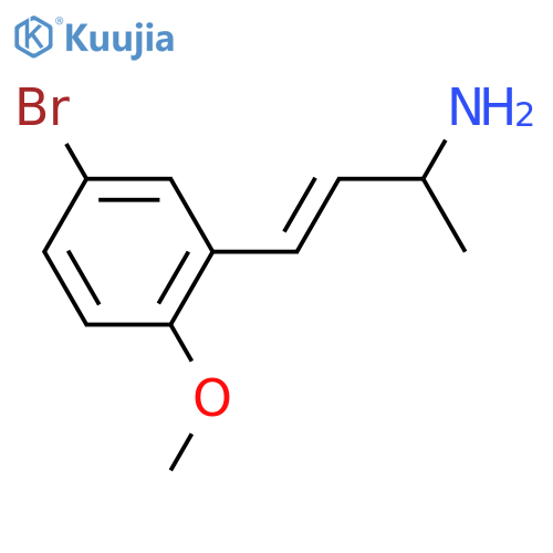 4-(5-bromo-2-methoxyphenyl)but-3-en-2-amine structure