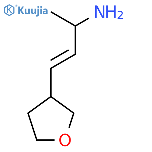 4-(oxolan-3-yl)but-3-en-2-amine structure