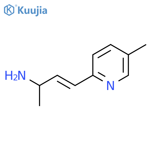 4-(5-methylpyridin-2-yl)but-3-en-2-amine structure