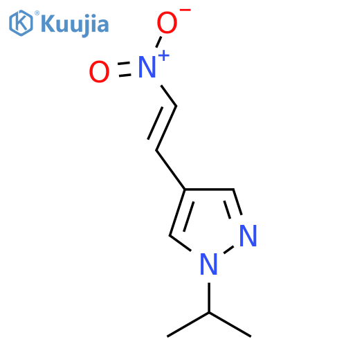 4-(2-nitroethenyl)-1-(propan-2-yl)-1H-pyrazole structure