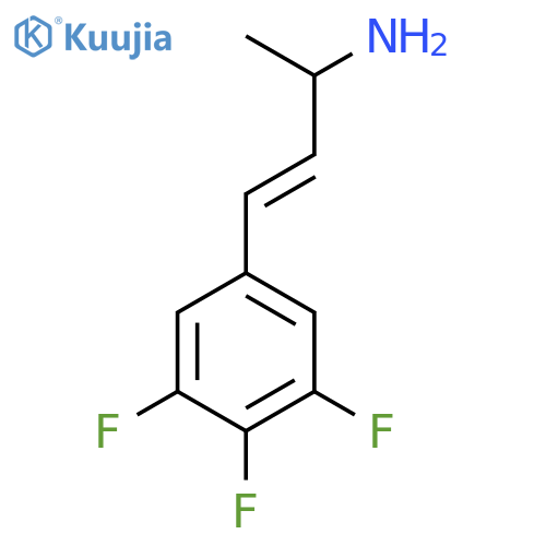 4-(3,4,5-trifluorophenyl)but-3-en-2-amine structure