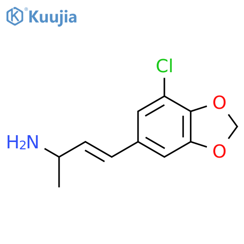 4-(7-chloro-1,3-dioxaindan-5-yl)but-3-en-2-amine structure