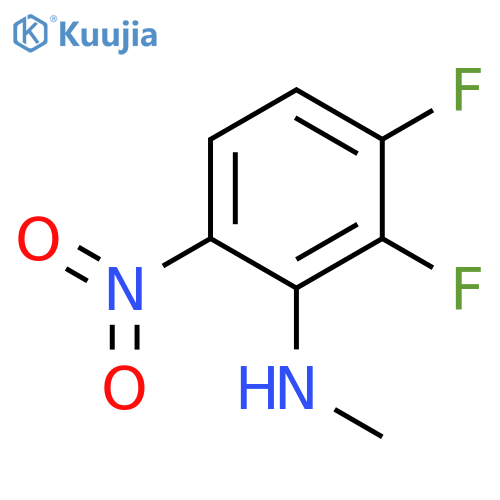 2,3-difluoro-N-methyl-6-nitroaniline structure