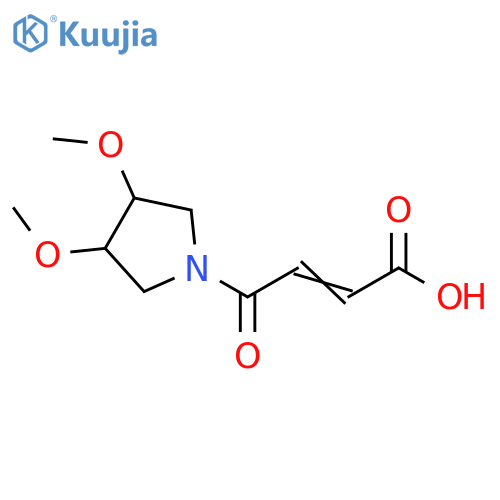 (E)-4-(3,4-dimethoxypyrrolidin-1-yl)-4-oxobut-2-enoic acid structure