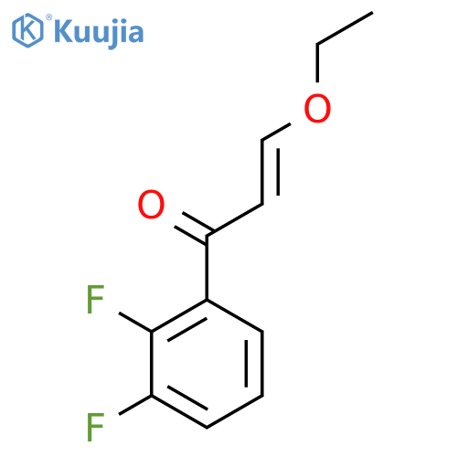 1-(2,3-Difluorophenyl)-3-ethoxyprop-2-en-1-one structure