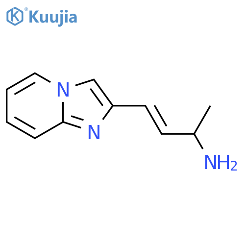 4-{imidazo1,2-apyridin-2-yl}but-3-en-2-amine structure