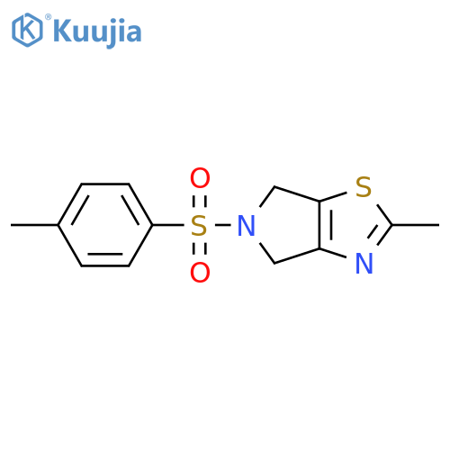2-methyl-5-tosyl-5,6-dihydro-4H-pyrrolo[3,4-d]thiazole structure