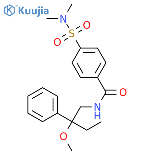 4-(dimethylsulfamoyl)-N-(2-methoxy-2-phenylbutyl)benzamide structure