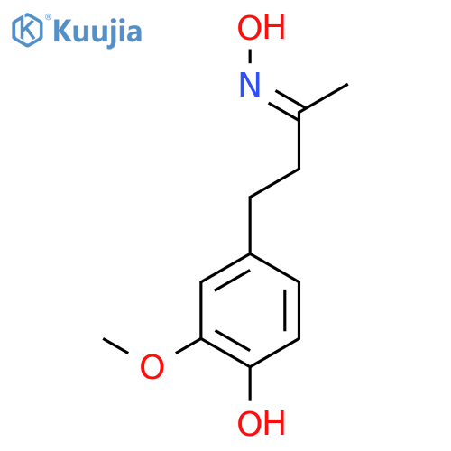 4-(4-Hydroxy-3-methoxyphenyl)butan-2-one oxime structure