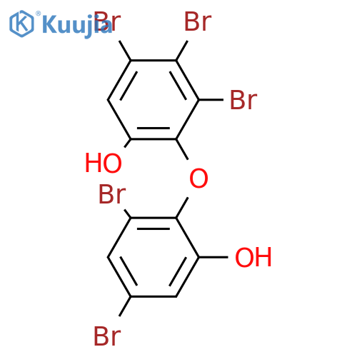 Phenol, 3,4,5-tribromo-2-(2,4-dibromo-6-hydroxyphenoxy)- structure