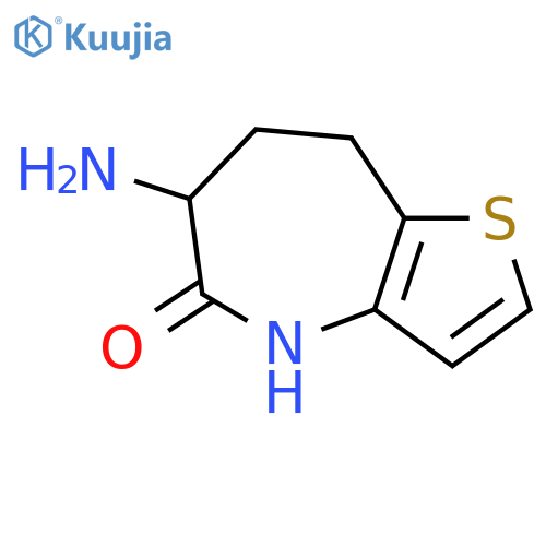 6-amino-4H,5H,6H,7H,8H-thieno3,2-bazepin-5-one structure
