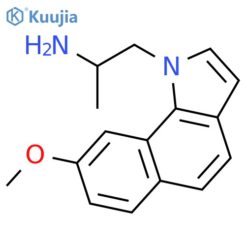 1H-Benz[g]indole-1-ethanamine,8-methoxy-a-methyl-, (aS)- structure