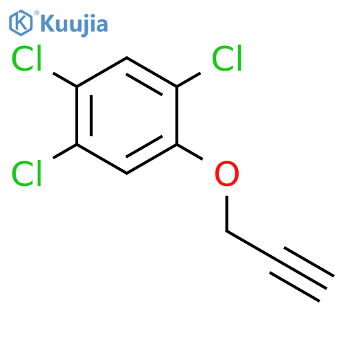 1,2,4-Trichloro-5-prop-2-ynoxybenzene structure