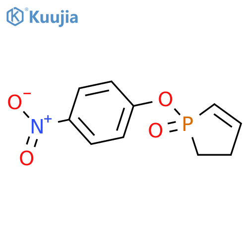 1H-Phosphole,2,3-dihydro-1-(4-nitrophenoxy)-, 1-oxide structure