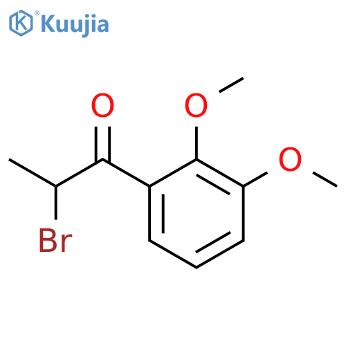 1-Propanone, 2-bromo-1-(2,3-dimethoxyphenyl)- structure