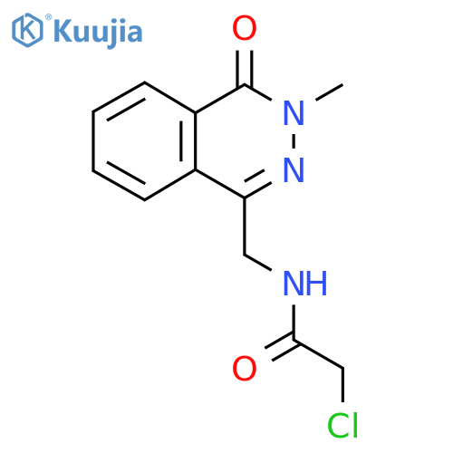 2-Chloro-n-[(3-methyl-4-oxo-3,4-dihydrophthalazin-1-yl)methyl]acetamide structure