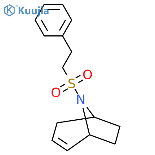 (1R,5S)-8-(phenethylsulfonyl)-8-azabicyclo[3.2.1]oct-2-ene structure