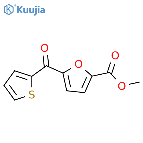 2-Furancarboxylic acid, 5-(2-thienylcarbonyl)-, methyl ester structure