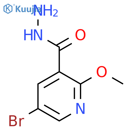 5-Bromo-2-methoxynicotinohydrazide structure
