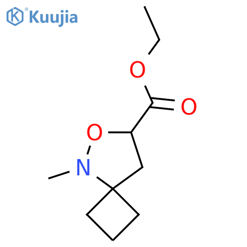 Ethyl 5-methyl-6-oxa-5-azaspiro[3.4]octane-7-carboxylate structure