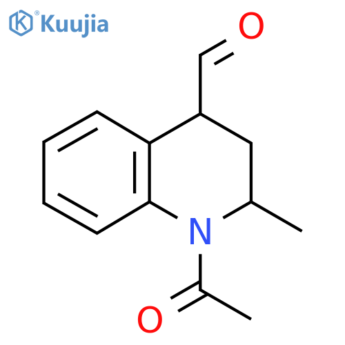 1-Acetyl-2-methyl-1,2,3,4-tetrahydroquinoline-4-carbaldehyde structure